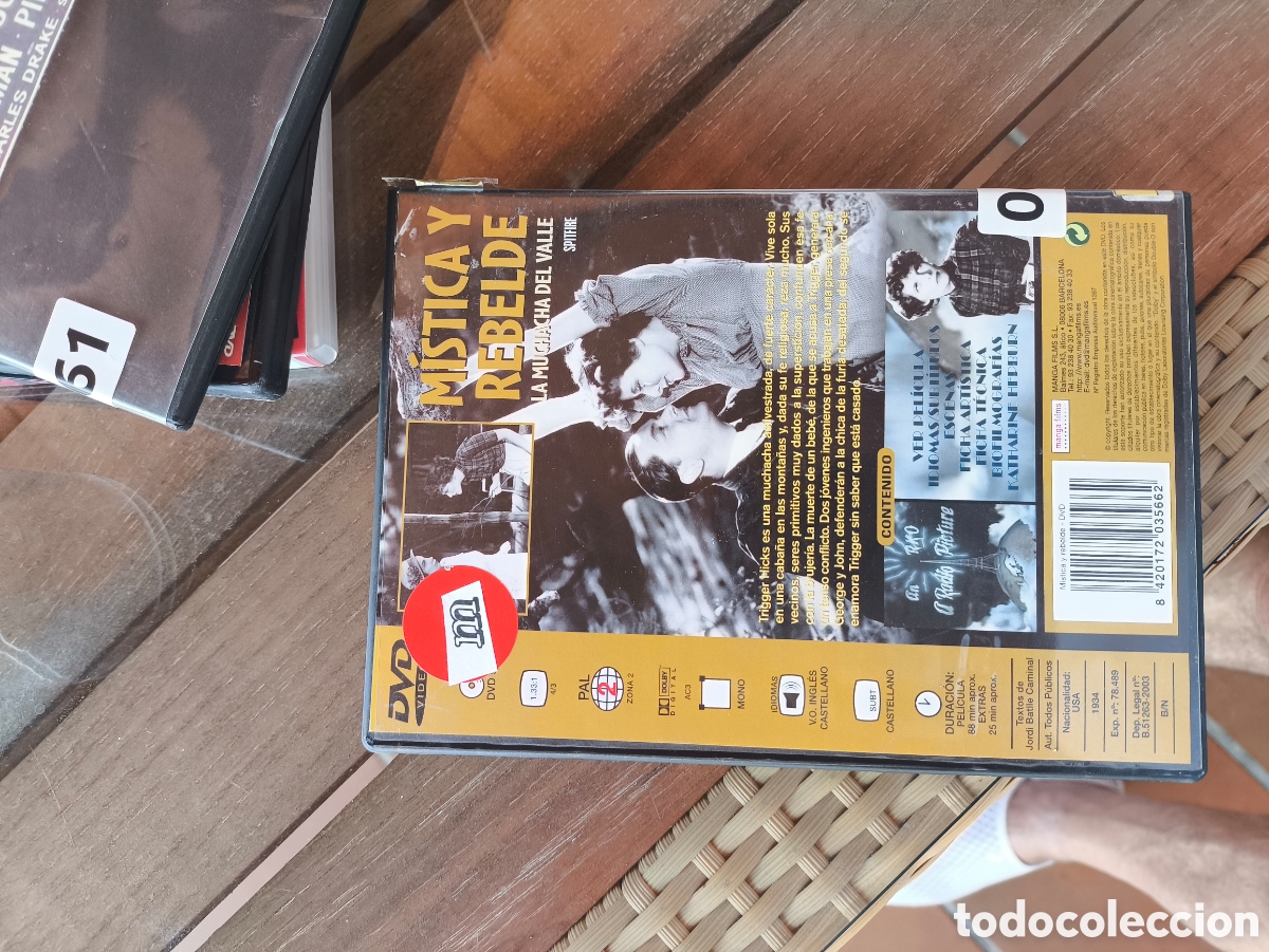 Cine: DVD de vmistica by rebelde.lote.M.n.0665
