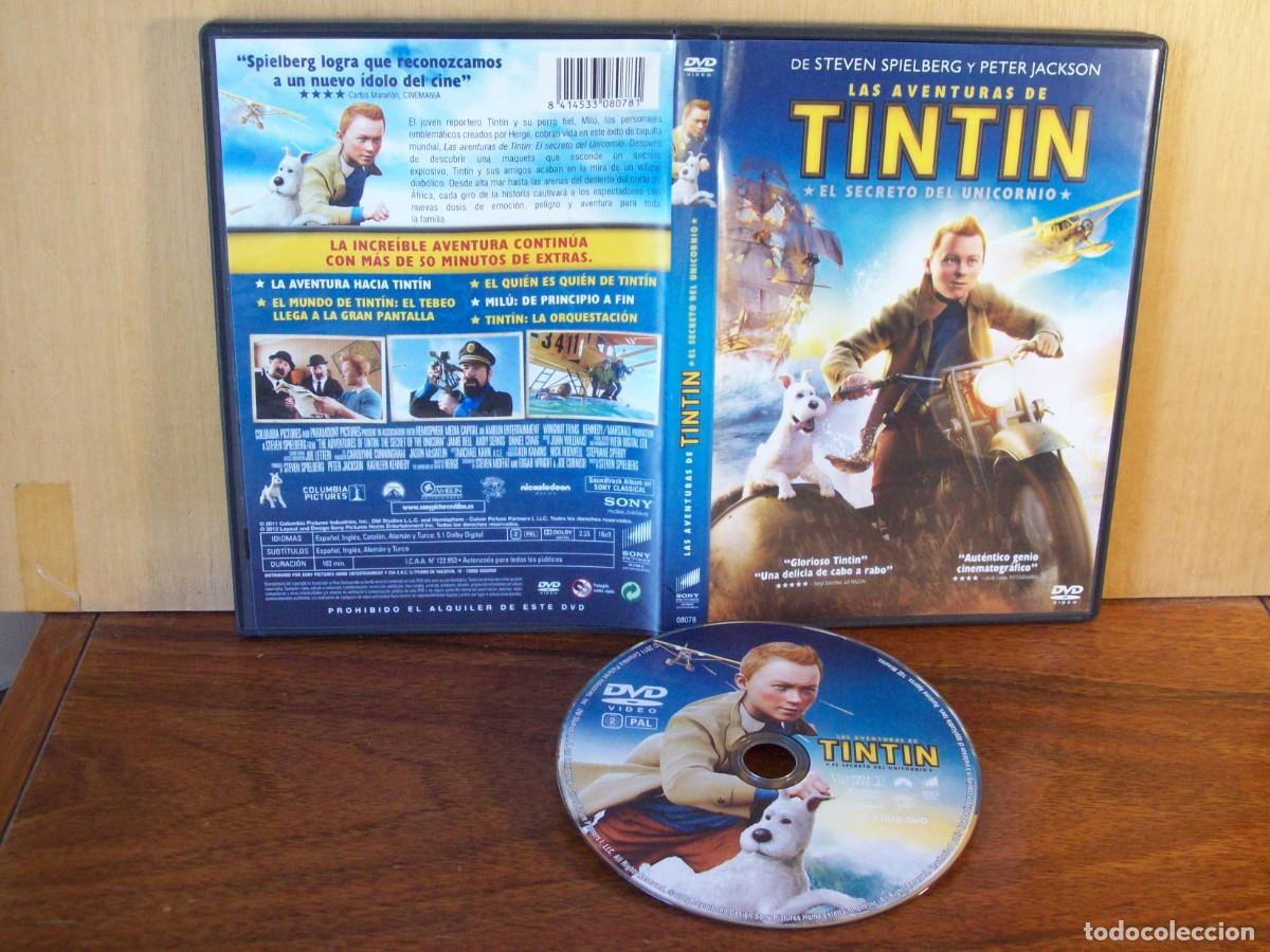 Cine: TINTIN, LAS AVENTURAS DE - EL SECRETO DEL UNICORNIO - JAMIE BELL - ANDY SEKIS - DANIEL CRAIG - DVD