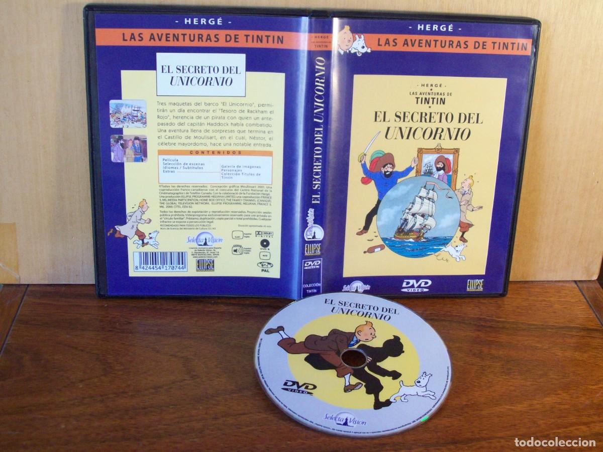 Cine: TINTIN, LAS AVENTURAS DE - EL SECRETO DEL UNICORNIO - DVD