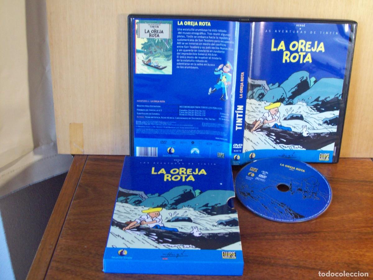 Cine: TINTIN, LAS AVENTURAS DE - LA OREJA ROTA - DVD EN ESTUCHE DE CARTON
