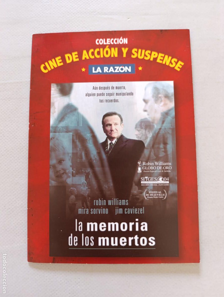 Cine: DVD LA MEMORIA DE LOS MUERTOS - ROBIN WILLIAMS - FUNDA FINA CARTON (CM)