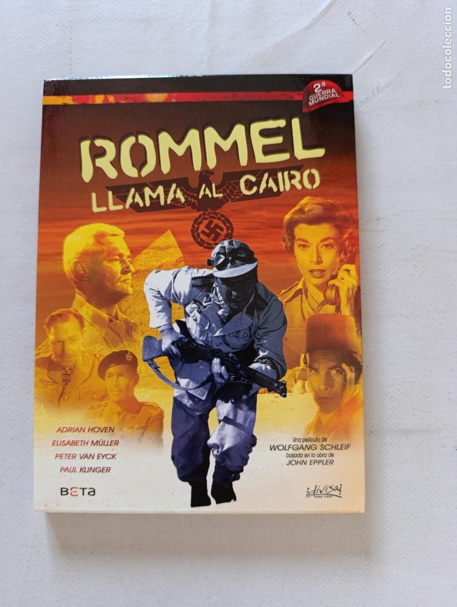 Cine: DVD ROMMEL LLAMA AL CAIRO - WOLFGANG SCHLEIF - ADRIAN HOVEN (CM)