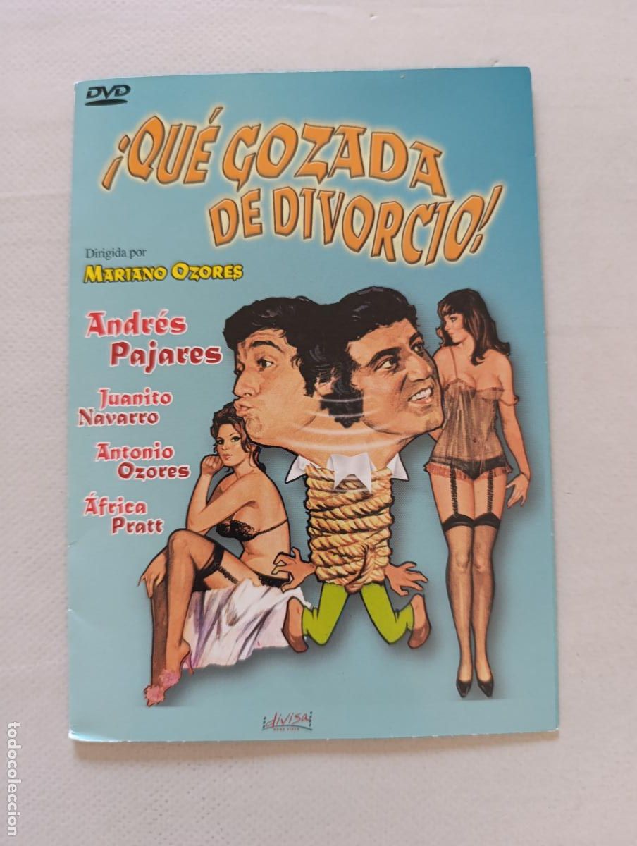 Cine: DVD &iexcl;QUE GOZADA DE DIVORCIO! - MARIANO OZORES - ANDRES PAJARES - FUNDA FINA CARTON (CM)