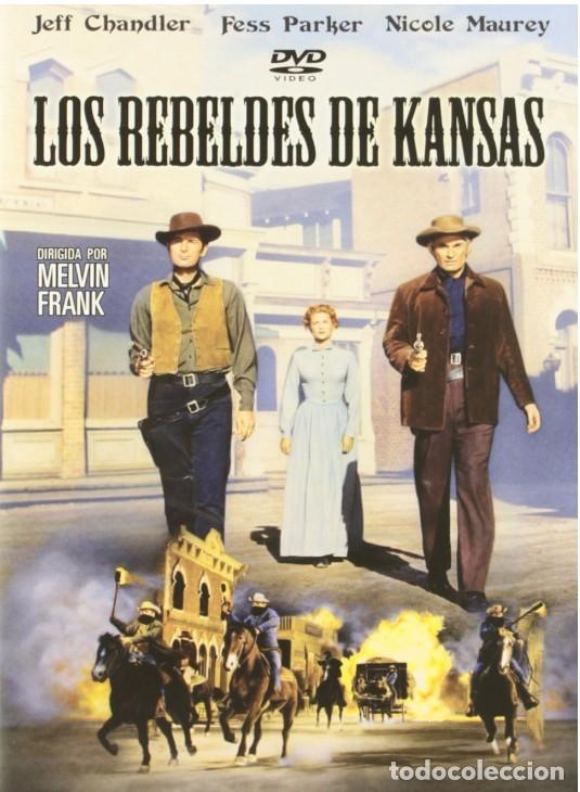 Cine: Los Rebeldes de Kansas DVD Como nuevo