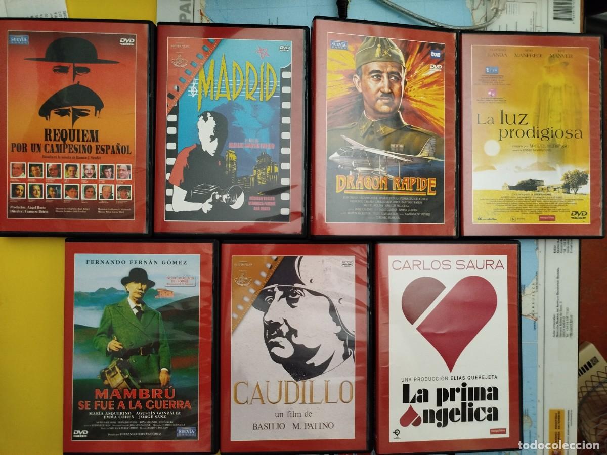 Cine: Lote 7 DVDs. pel&iacute;culas Guerra Civil