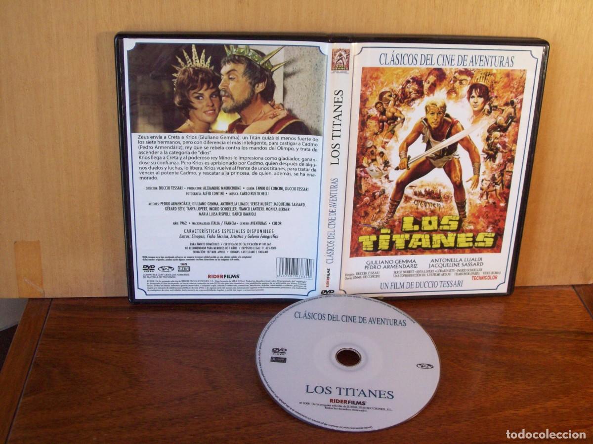 Cine: LOS TITANES - GIULIANO GEMMA - PEDRO ARMENDARIZ - ANTONELLA LUALDI - JACQ. SASSARD - DVD