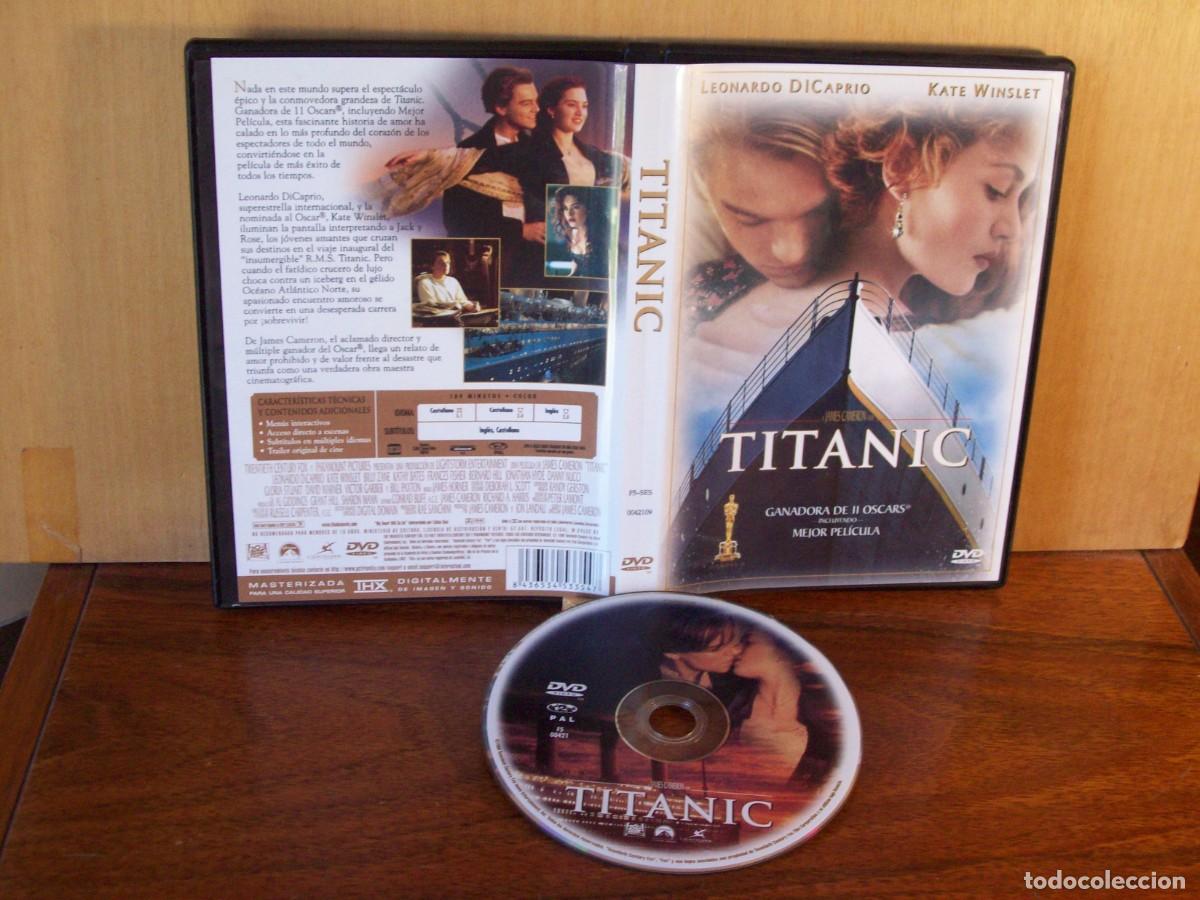 Cine: TITANIC - LEONARDO DICAPRIO - KATE WINSLET - GANADORA DE 11 OSCAR (MEJOR PELICULA) - DVD