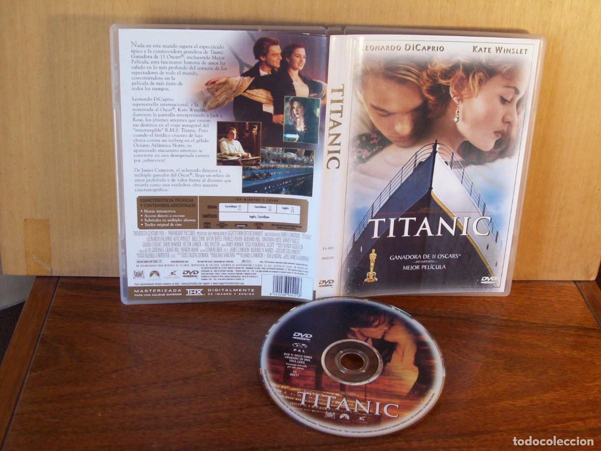 Cine: TITANIC - LEONARDO DICAPRIO - KATE WINSLET - GANADORA DE 11 OSCAR (MEJOR PELICULA) - DVD