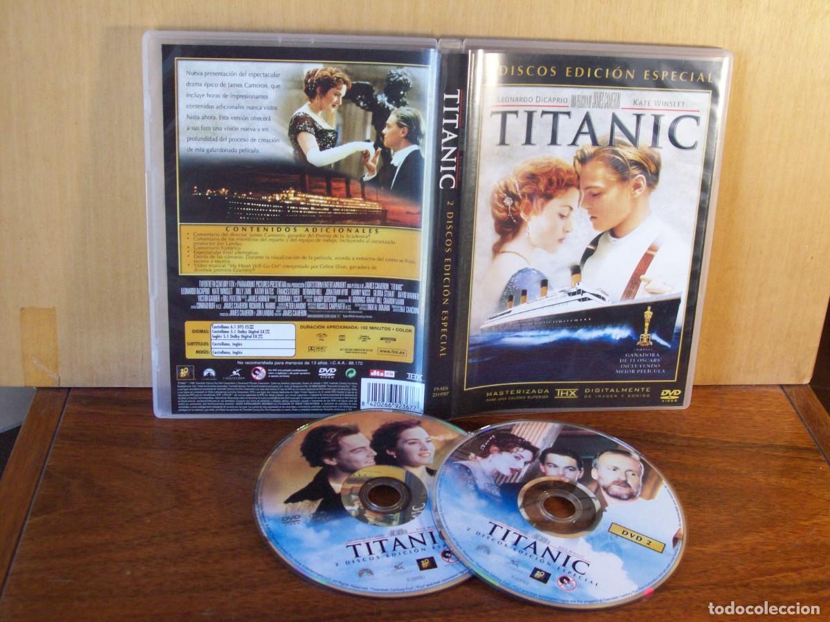 Cine: TITANIC - LEONARDO DICAPRIO - KATE WINSLET -. DOBLE DVD EDICION ESPECIAL