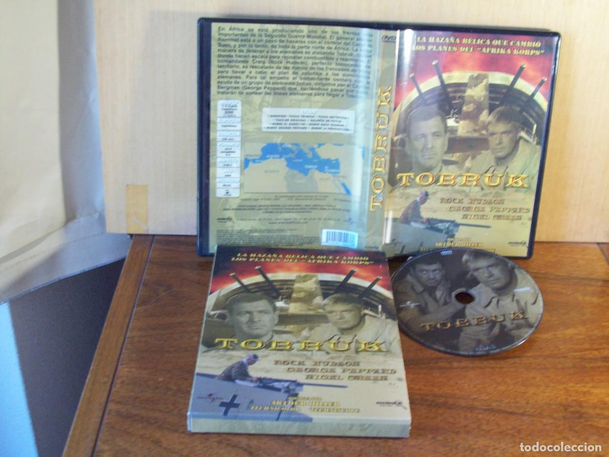 Cine: TOBRUCK - ROCK HUDSON - GEORGE PEPPARD - NIGEL GREEN - DVD EN ESTUCHE DE CARTON