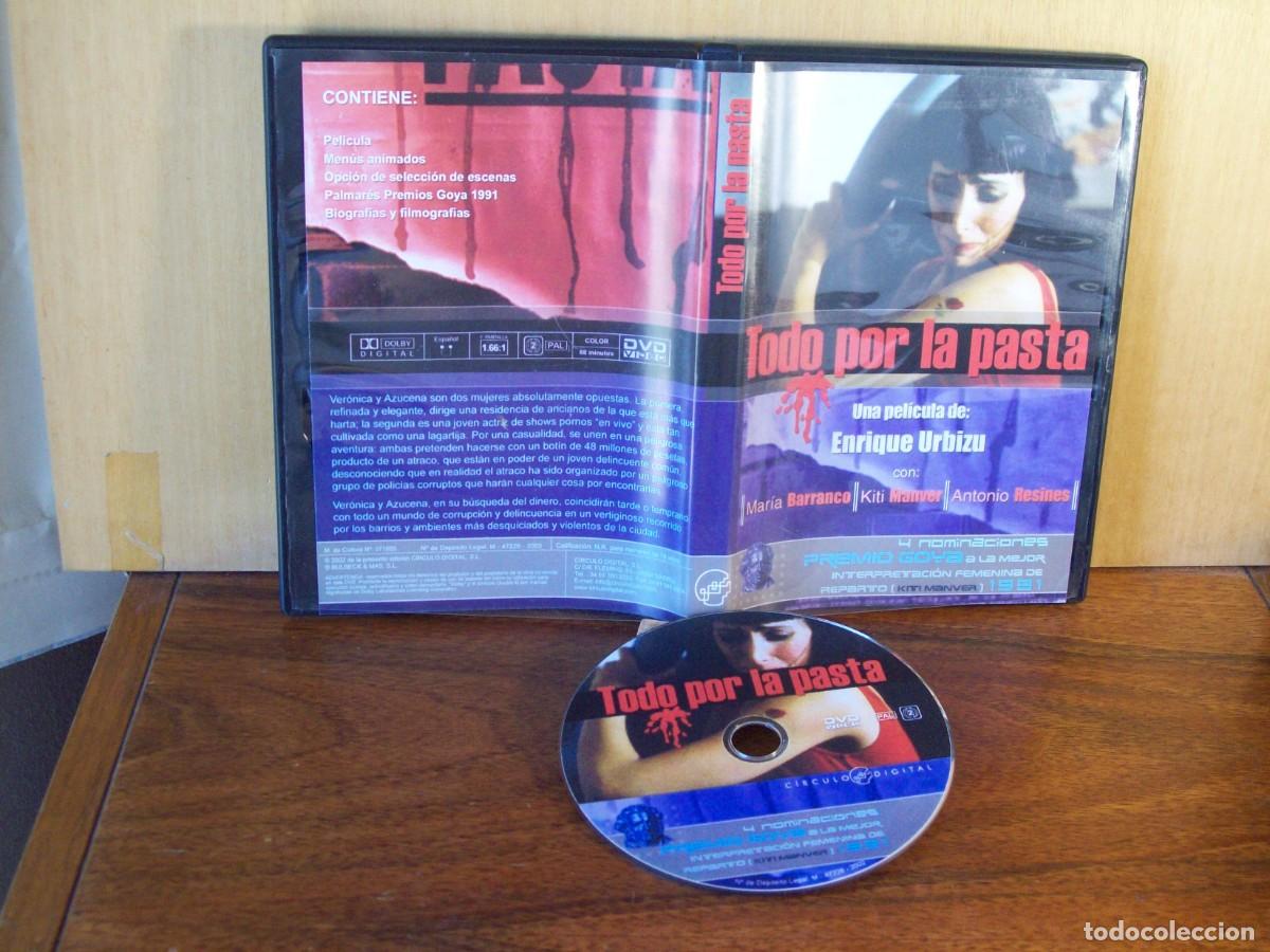 Cine: TODO POR LA PASTA - MARIA BARRANCO - KITI MANVER - ANTONIO RESINES - DVD