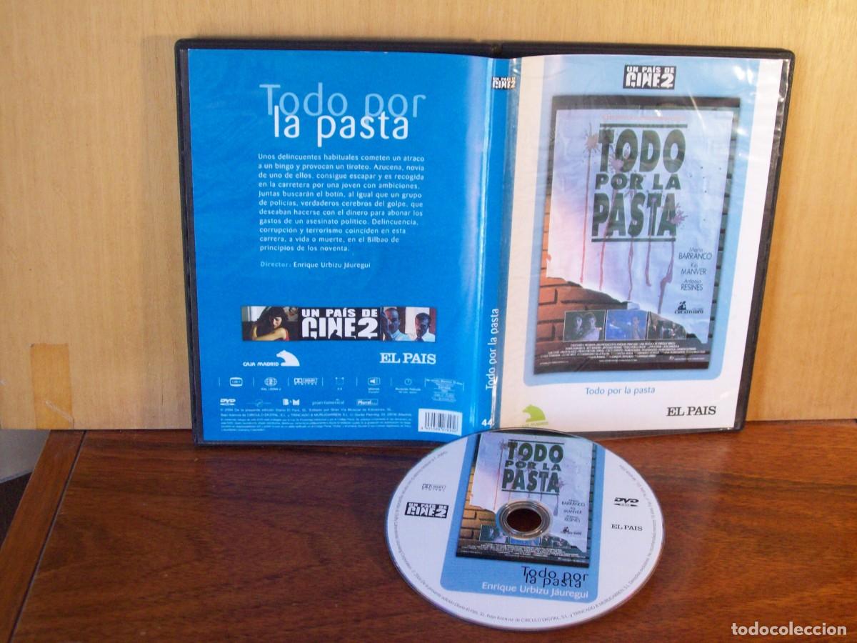 Cine: TODO POR LA PASTA - MARIA BARRANCO - ANTONIO RESINES - DVD CAJA FINA EDICION EL PAIS