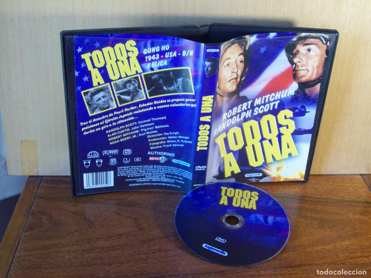 Cine: TODOS A UNA - ROBERT MITCHUM - RANDOLP SCOTT - DVD EN BLANCO Y NEGRO