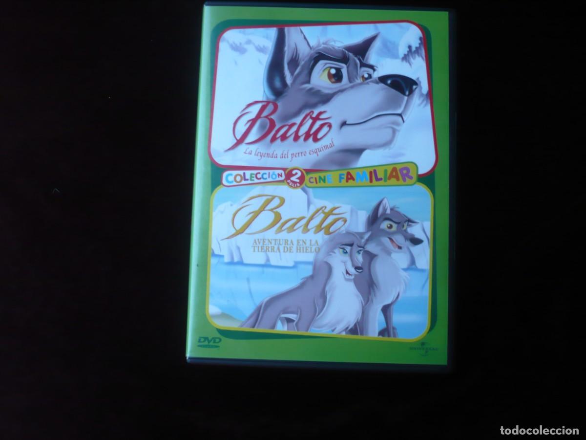Cine: balto la leyenda del perro esquimal + balto aventura en la tierra de hielo - 2 dvd como nuevos