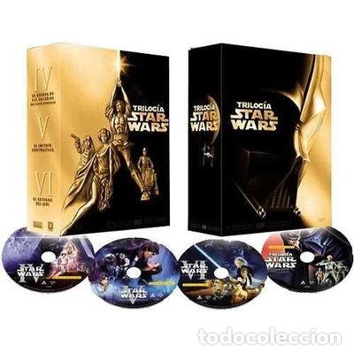 Cine: Star Wars La Trilog&iacute;a. Edicion Limitada Dorada- 8420266920553