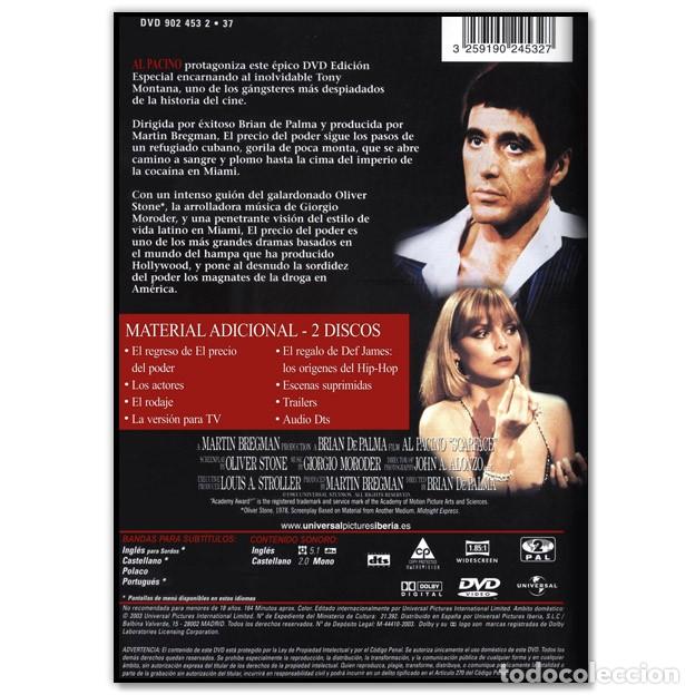 Cine: EL PRECIO DEL PODER DVD (Drama, Al Pacino) - Foto 2