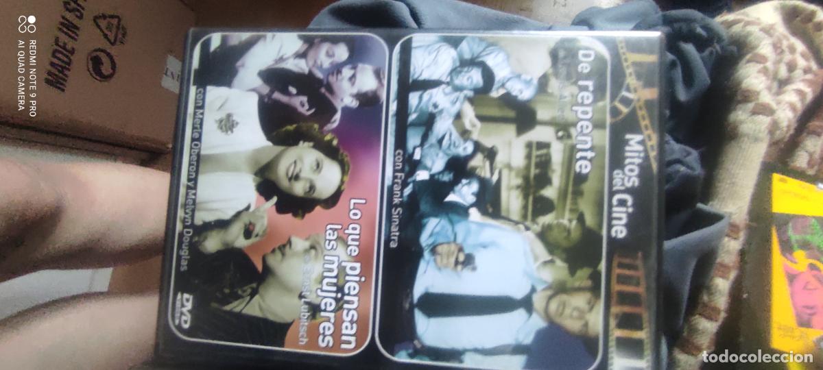 Cine: DE REPENTE + LO QUE PIENSAN LAS MUJERES - MITOS DEL CINE - DVD CON 2 PELICULAS - FRANK SINATRA
