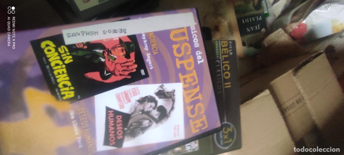 Cine: CLASICOS DEL SUSPENCE. SIN CONCIENCIA. DESEOS HUMANOS. DVD