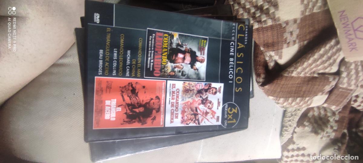 Cine: COMANDO EN EL MAR DE CHINA/COMANDO LEOPARDO/EL TRIANGULO DE ACERO dvd