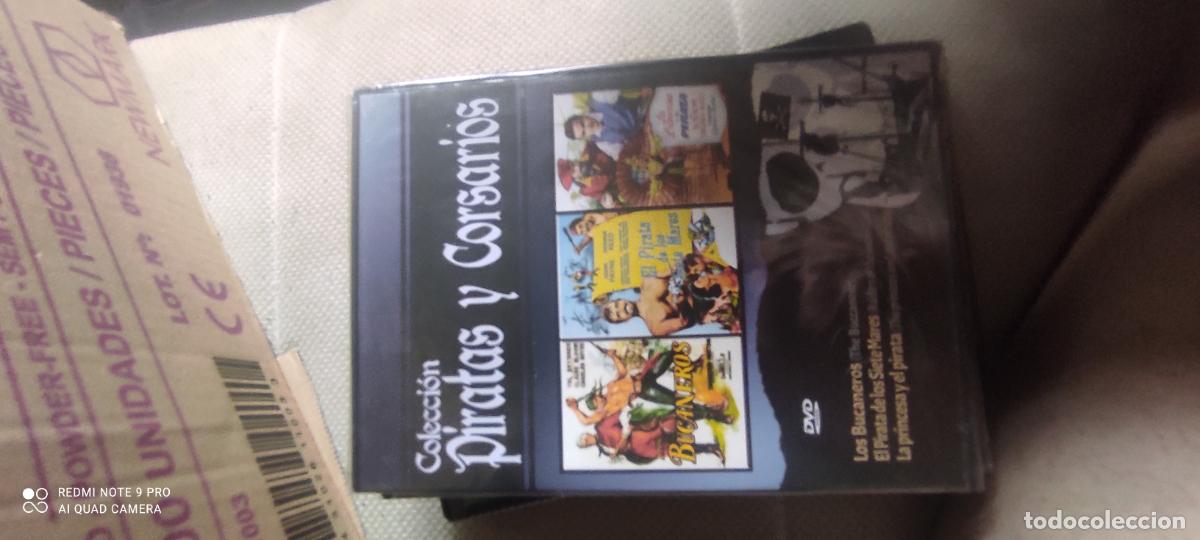 Cine: DVD - LOS BUCANEROS/EL PIRATA DE LOS SIETE MARES/LA PRINCESA Y EL PIRATA (COLECCI&Oacute;N PIRATAS)