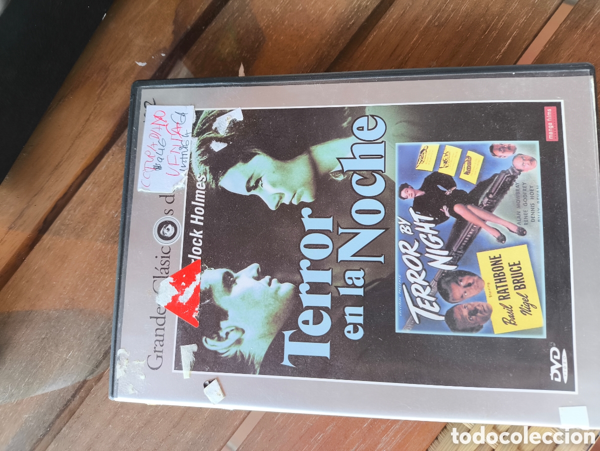 Cine: DVD de terror en la noche.lote T n 879