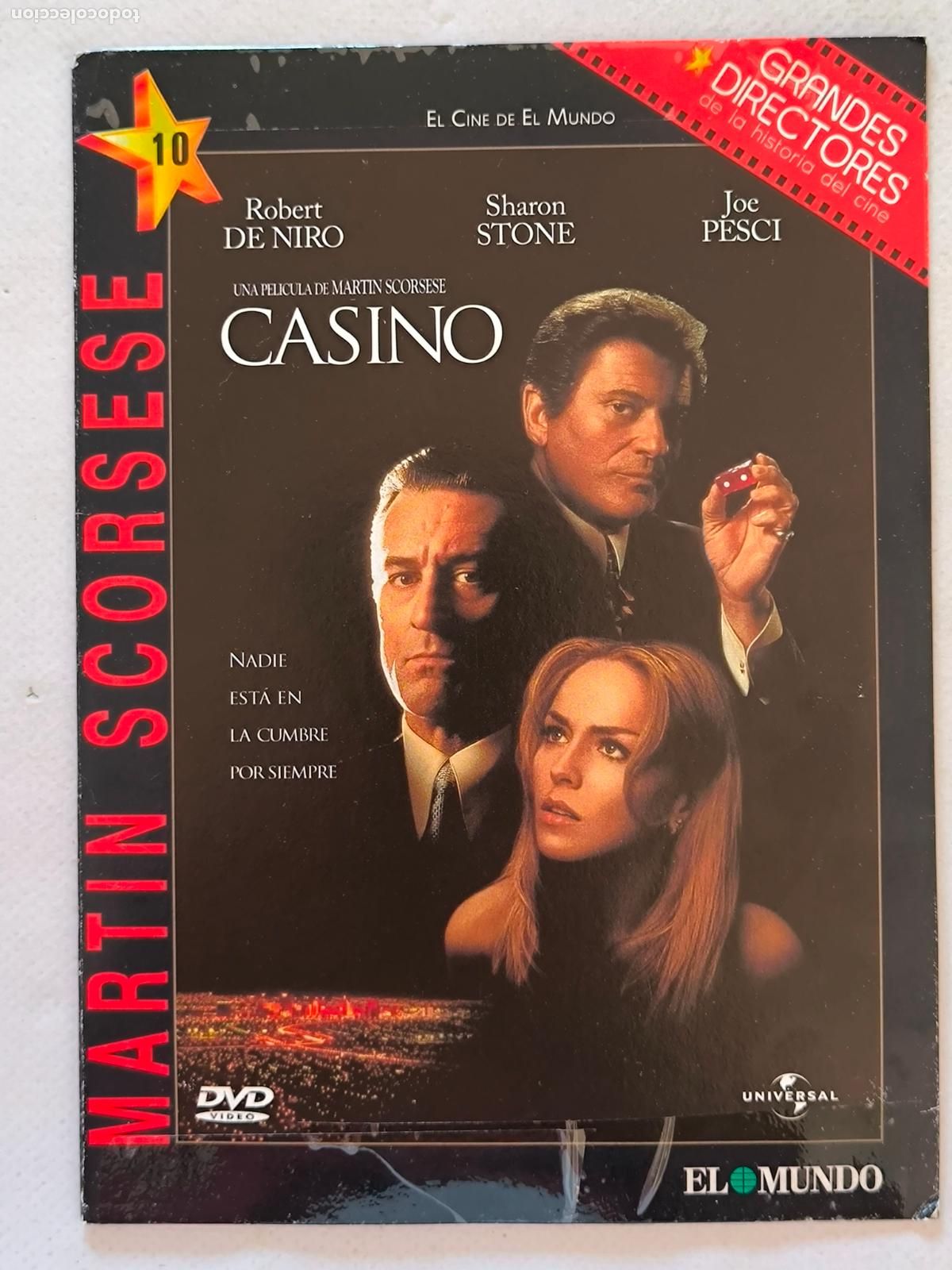 Cine: DVD CASINO - ROBERT DE NIRO - FUNDA FINA CARTON (5Y)