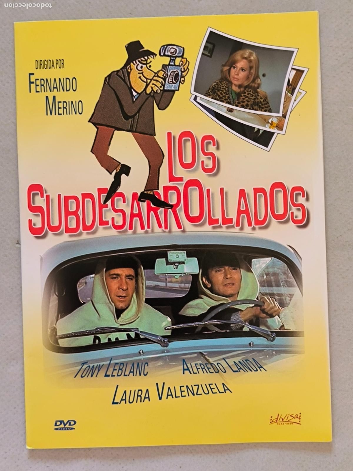 Cinema: DVD LOS SUBDESARROLLADOS - TONY LEBLANC - FUNDA FINA CARTON (5Y)