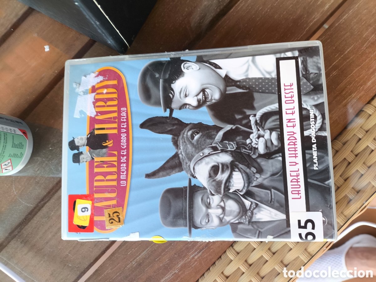 Cine: DVD de laurel y Hardy en el oeste.lote L.n.0565