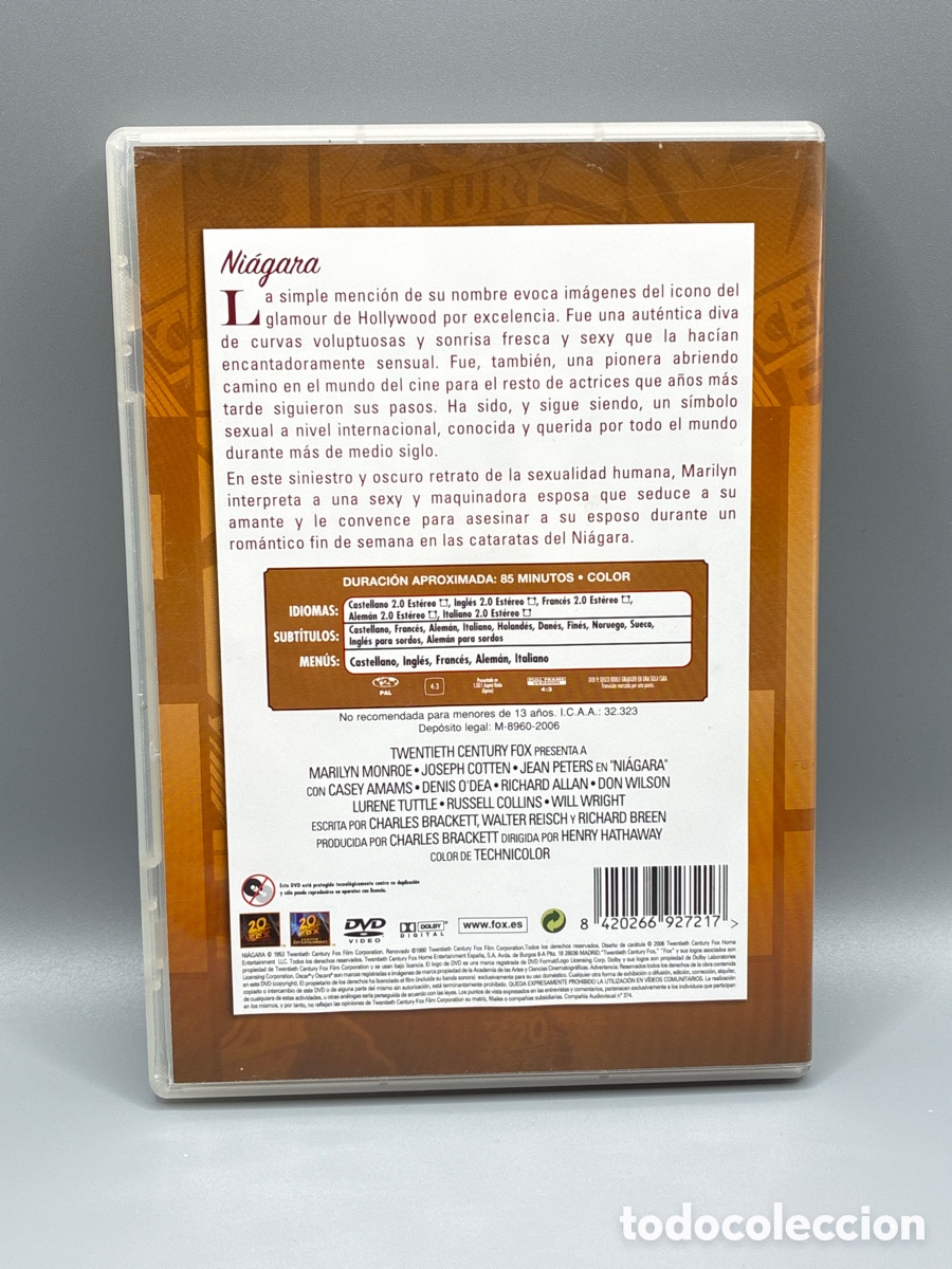Cine: Ni&aacute;gara (Marilyn Monroe) DVD - Foto 2