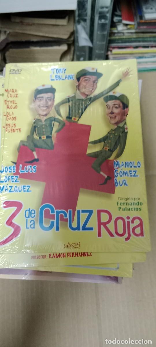 Cine: 3 DE LA CRUZ ROJA NUEVO PRECINTADO EDICION CARTON DVD CINE C-18