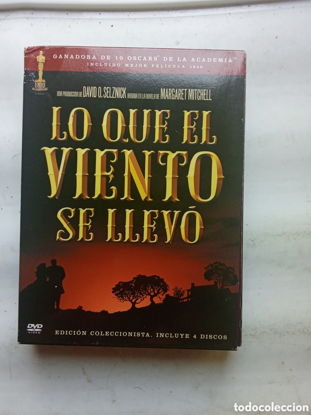 Cine: LO QUE EL VIENTO SE LLEV&Oacute; 4 DISCOS