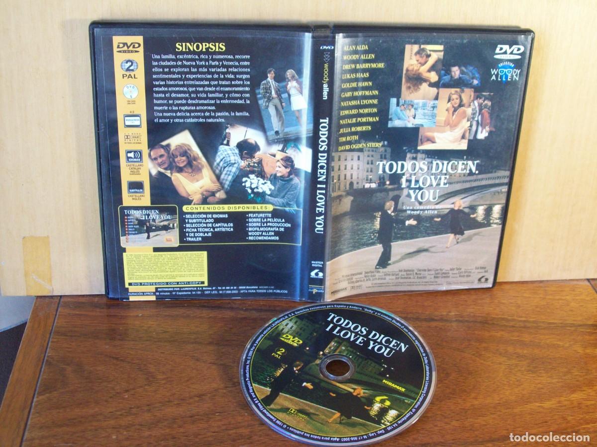 Cine: TODOS DICEN : I LOVE YOU - ALAN ALDA - WOODY ALLEN - DREW BARRYMORE - LUJAS HAAS - DVD
