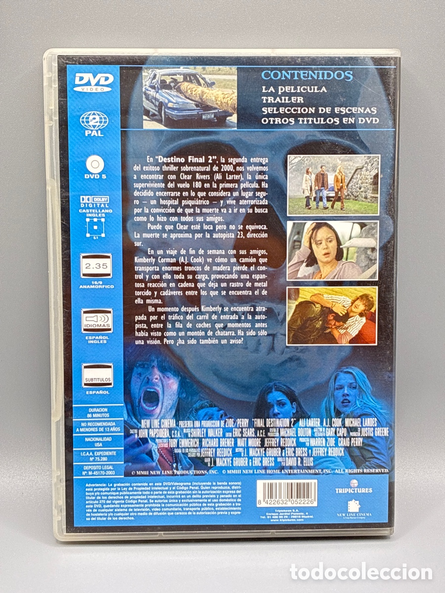 Cine: Destino Final 2 Edici&oacute;n DVD - Foto 2