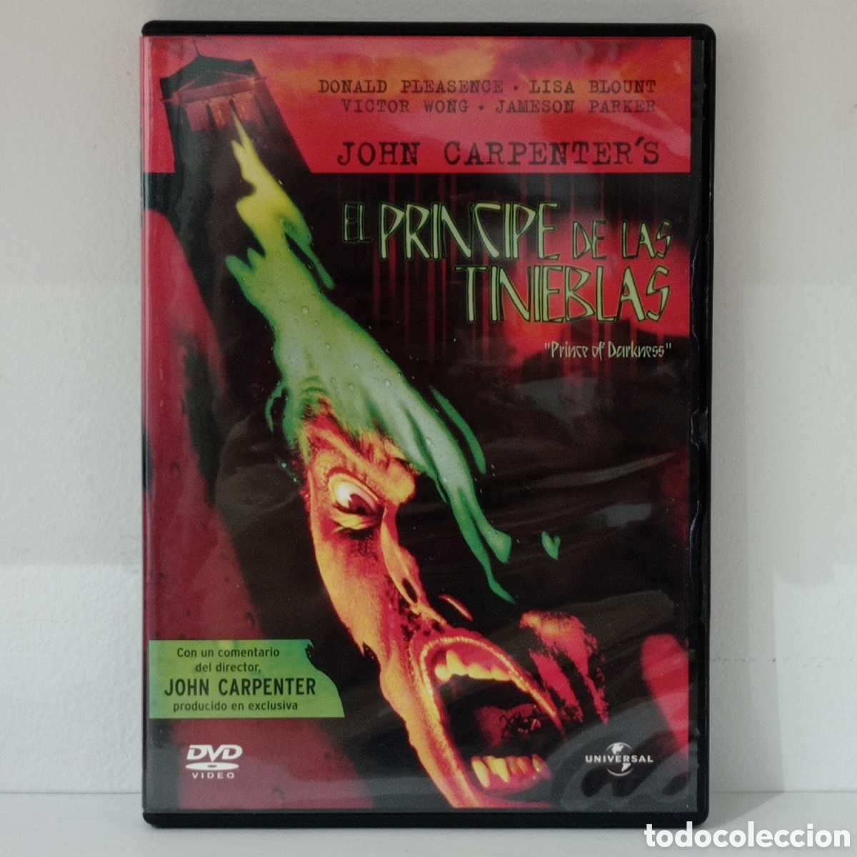 Cine: EL PRINCIPE DE LAS TINIEBLAS, J.CARPENTER (1987): D.PLEASENCE -COMO NUEVA-