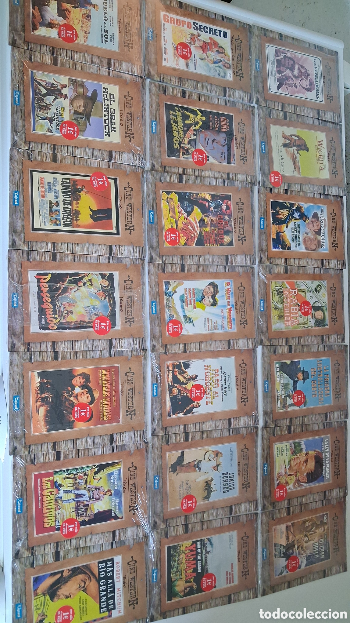 Cine: LOTE 50 DVDs CINE WESTERN - OESTE - NUEVOS CON PRECINTO ORIGINAL