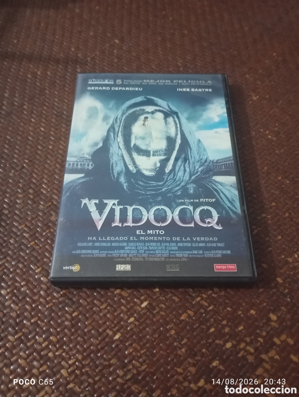 Cine: Vidocq el mito DVD ....