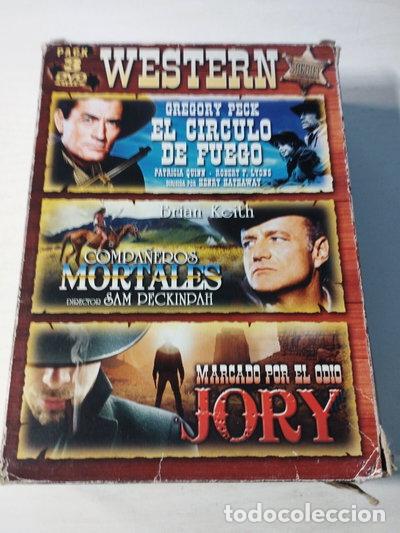 Cine: Western Box: El c&iacute;rculo de fuego, Compa&ntilde;eros mortales, Jory- 8436022293489