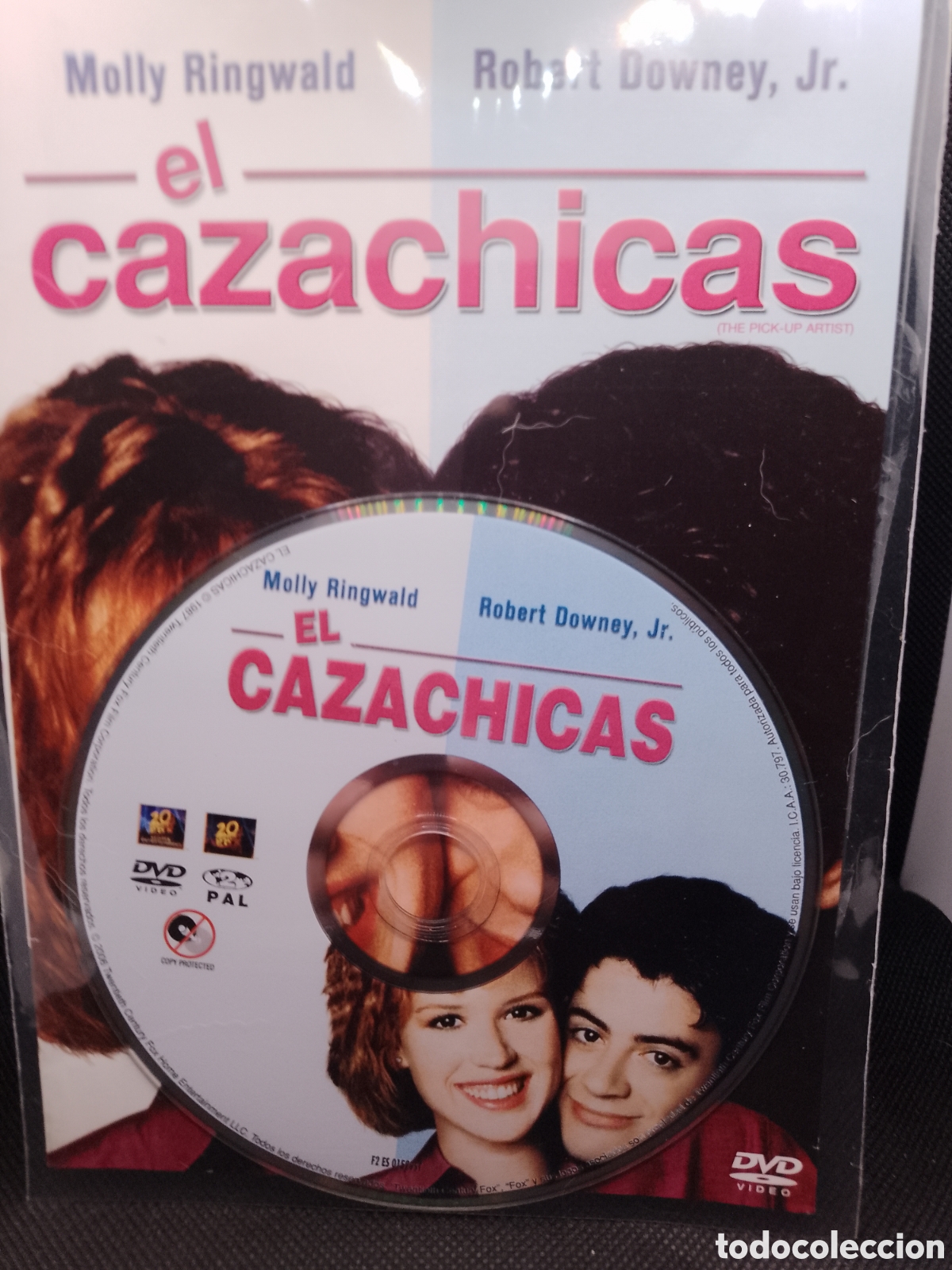Cine: EL CAZACHICAS - SOLO DISCO DVD Y PARTE FRONTAL CARATULA