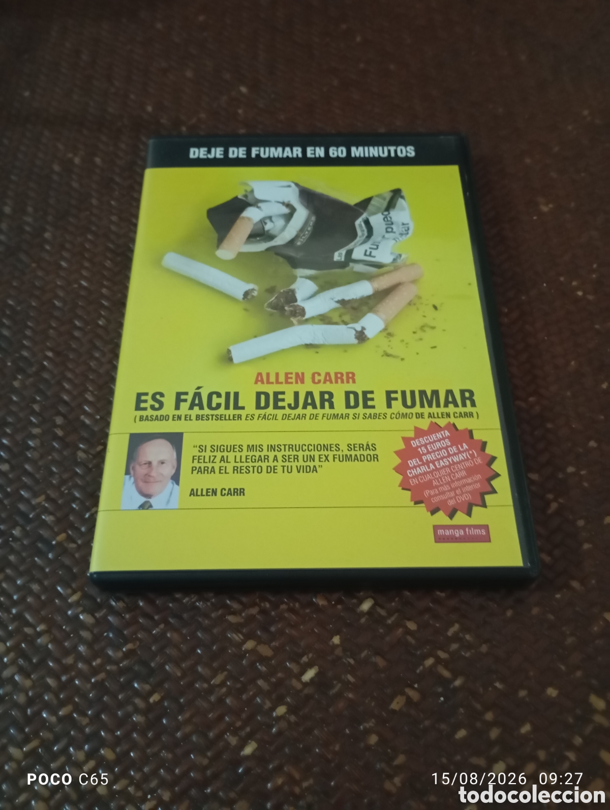 Cine: Es f&aacute;cil dejar de fumar DVD