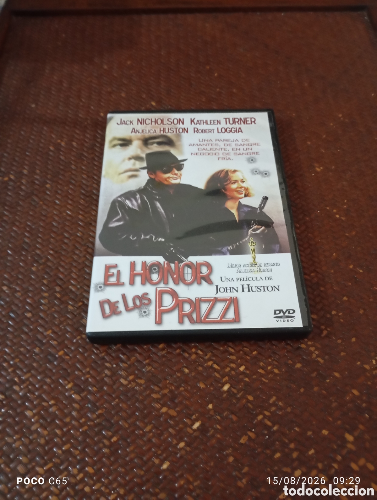 Cine: El honor de los prizzi DVD
