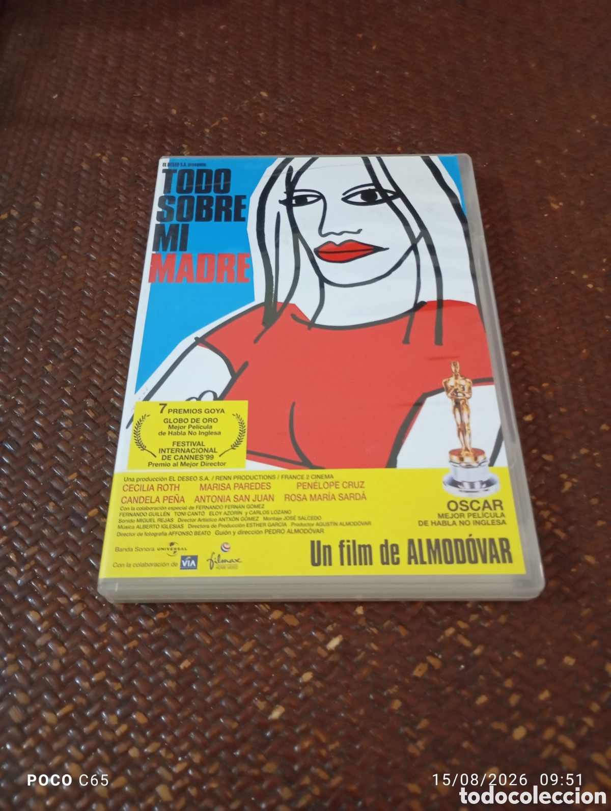 Cine: Todo sobre mi madre DVD