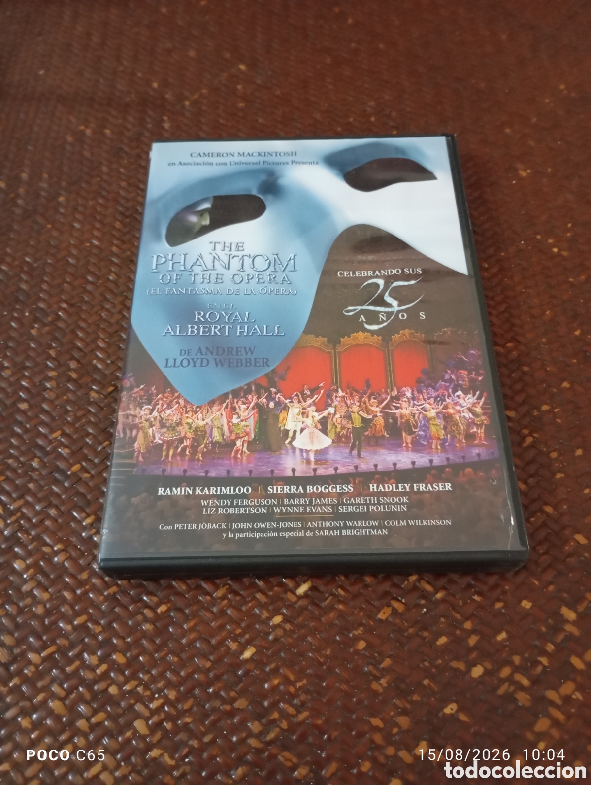 Cine: El fantasma de la &oacute;pera en el royal albert hall celebrando sus 25 a&ntilde;os