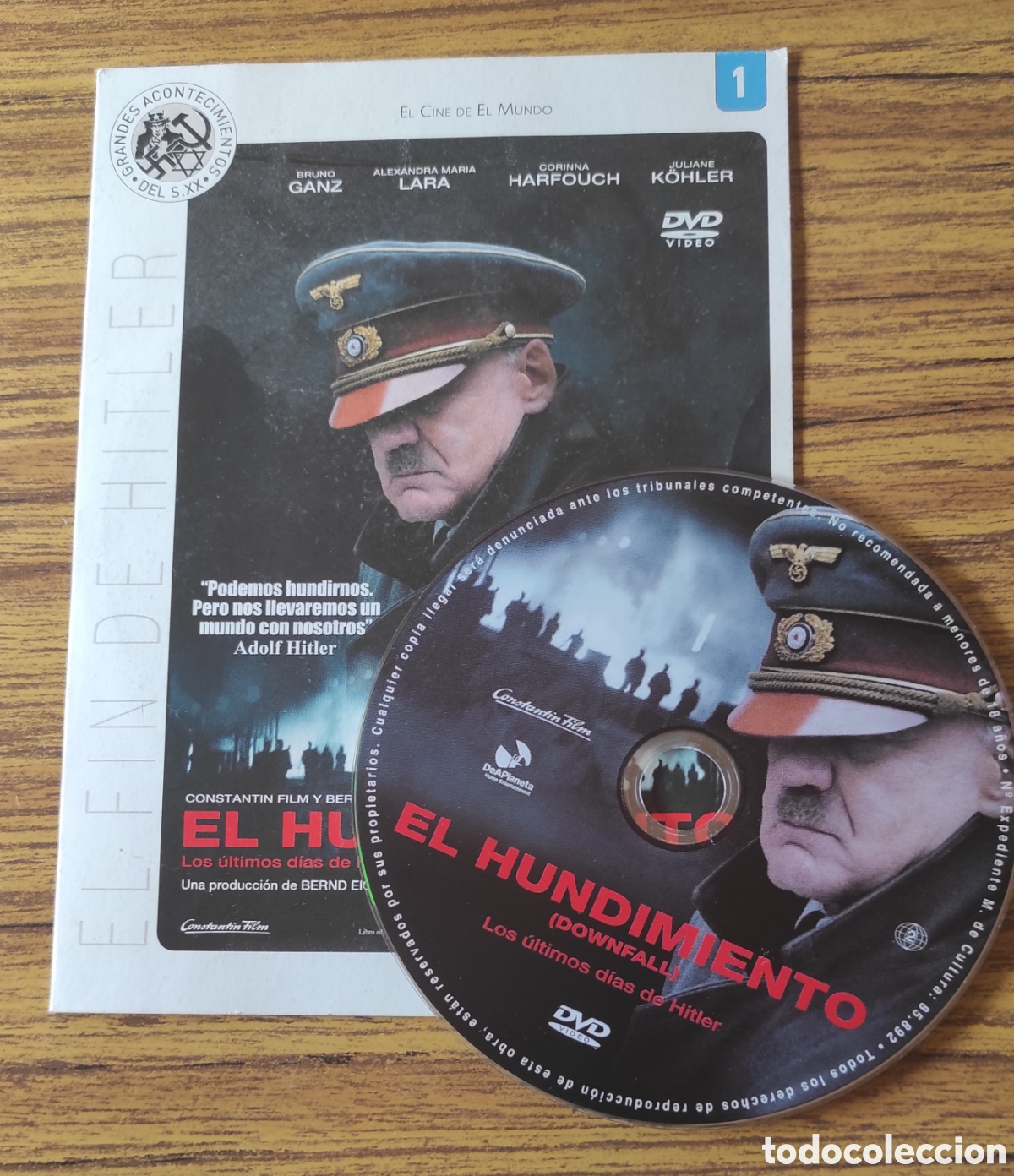 Cine: El hundimiento. Adolfo Hitler.