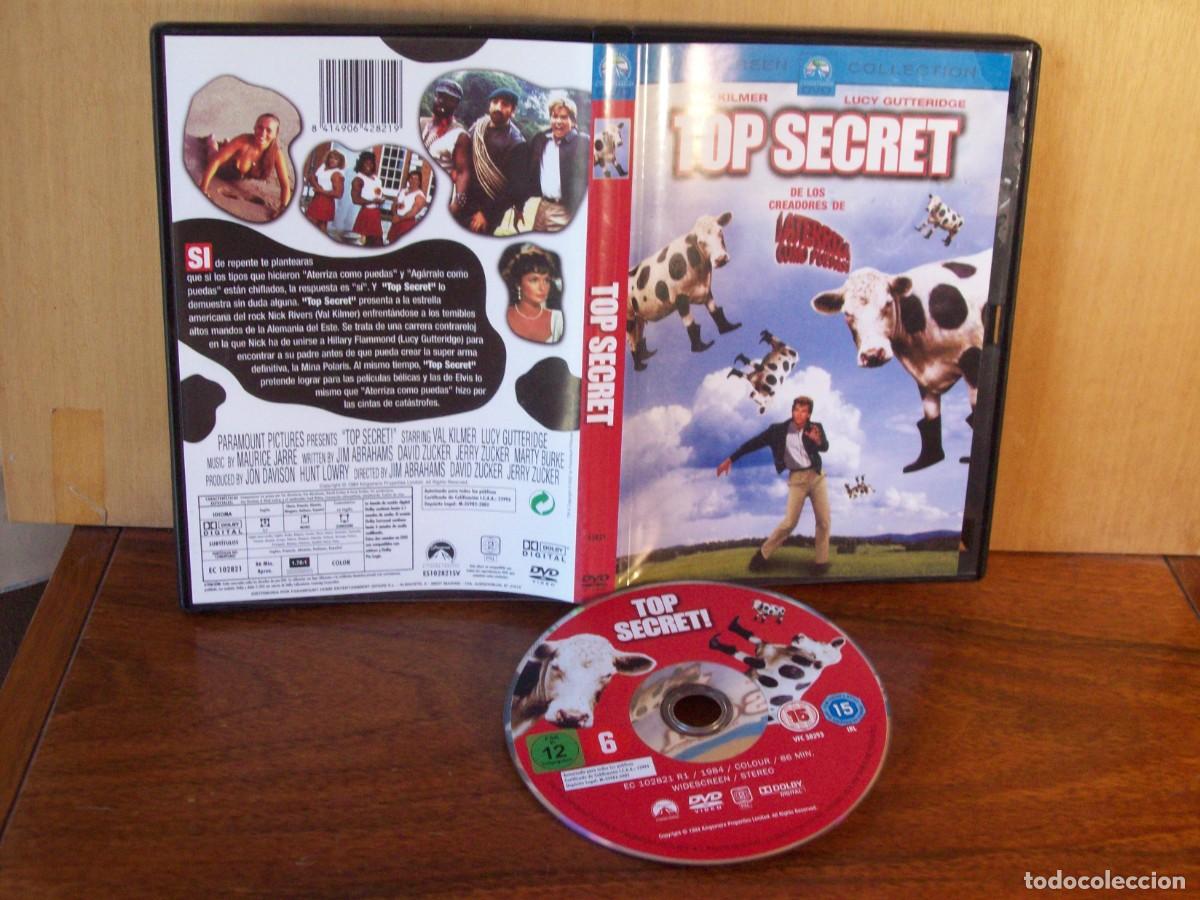 Cine: TOP SECRET - VAL KILMER - LUCY GUTTERIDGE - JIM ABRAHAMS - DAVIC ZUCKER - DVD