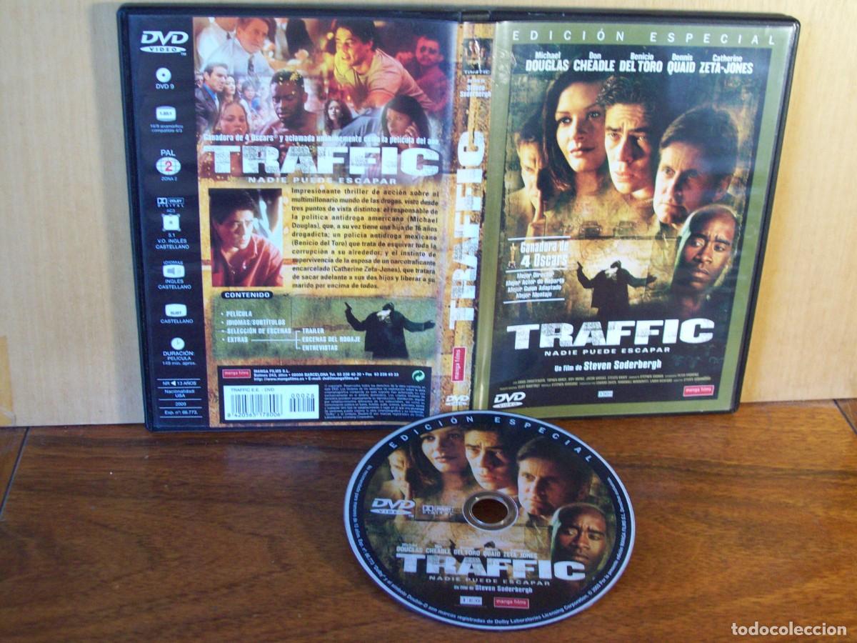 Cine: TRAFFIC - MICHAEL DOUGLAS - BENICIO DEL TORO - CATHERINE ZETA-JONES - DVD EDICION ESPECIAL