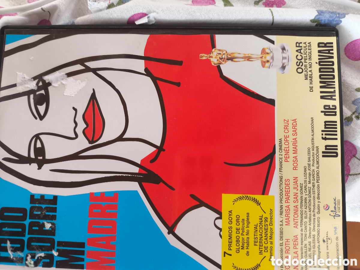Cine: DVD de todo sobre mi madre.lote.T.n.857