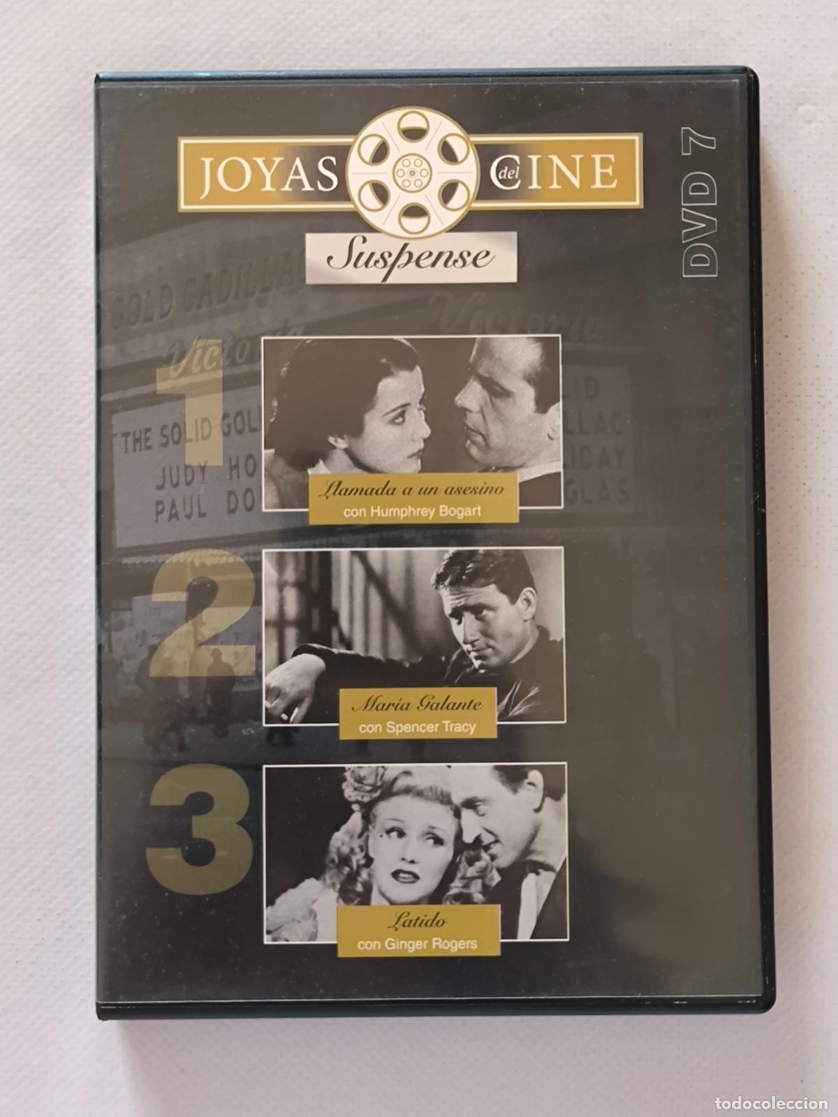 Cine: DVD LLAMADA A UN ASESINO / MARIA GALANTE / LATIDO - JOYAS DEL CINE N&ordm; 7 SUSPENSE (K8)