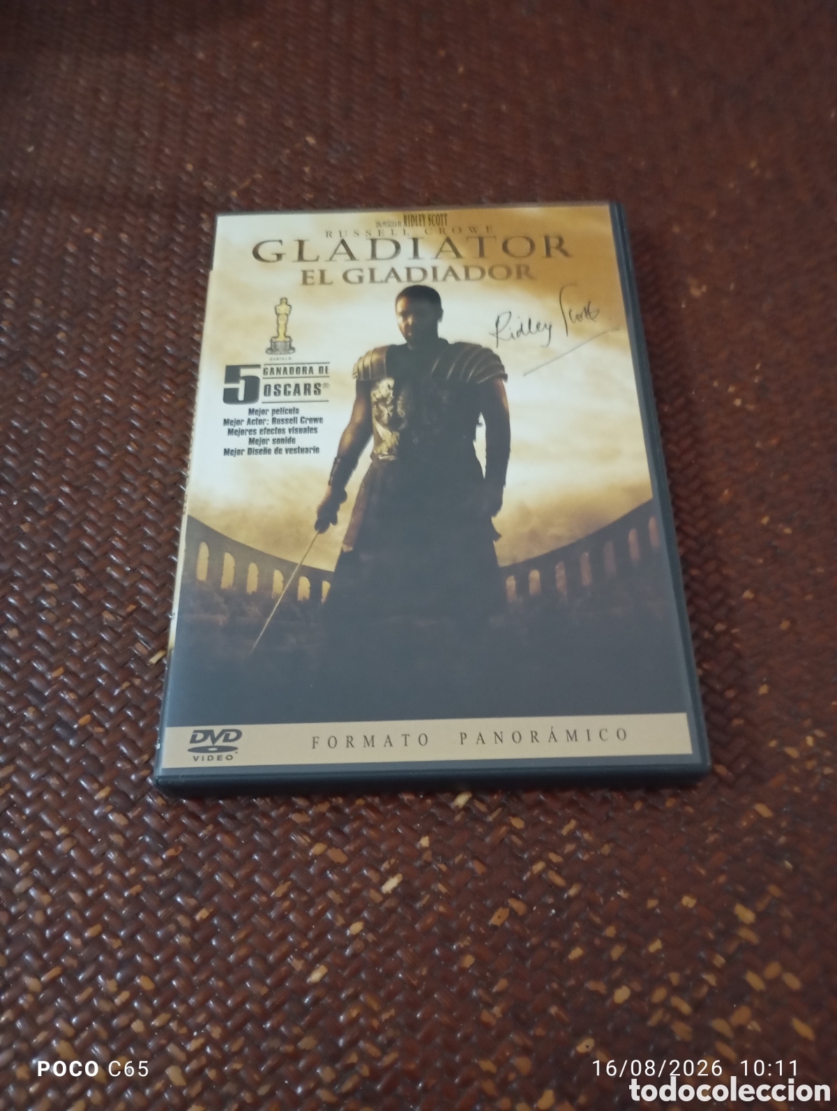 Cine: Gladiator DVD el gladiador