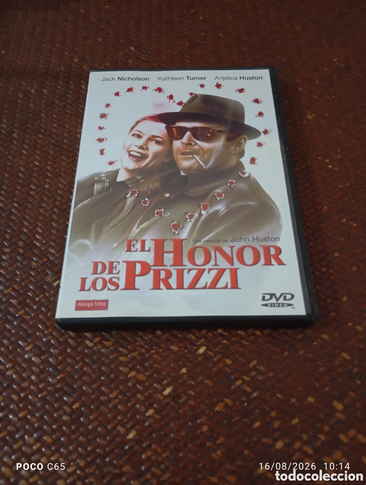 Cine: El honor de los prizzi DVD