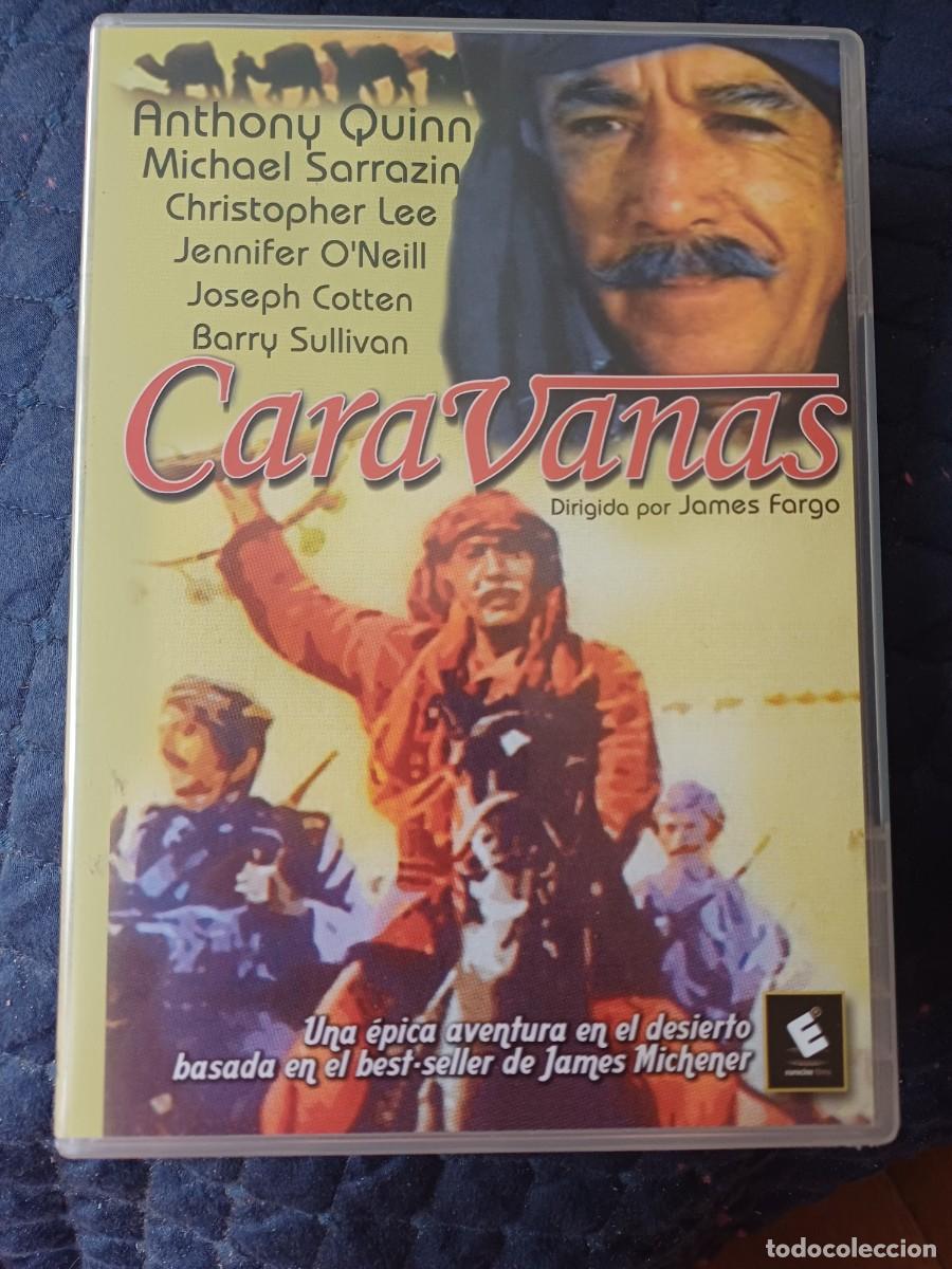 Cine: Caravanas. Jennifer O'Neil, Anthony Quinn, Michael Sarrazin, Joseph Cotten, Barry Sullivan.